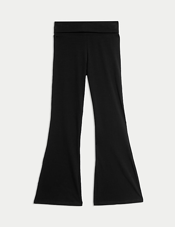 Cotton Rich Flared Leggings (6-16 Yrs) - CZ