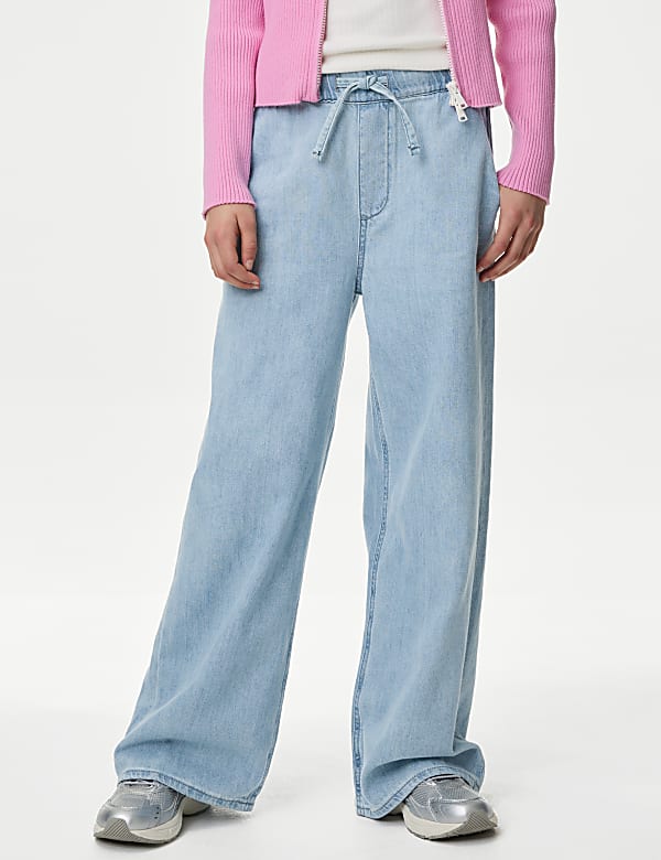 Wide Leg Denim Jeans (6-16 Yrs) - IS
