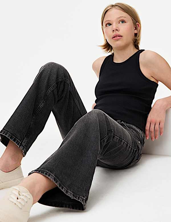 Regular Fit Denim Flared Jeans (6-16 Yrs) - IL