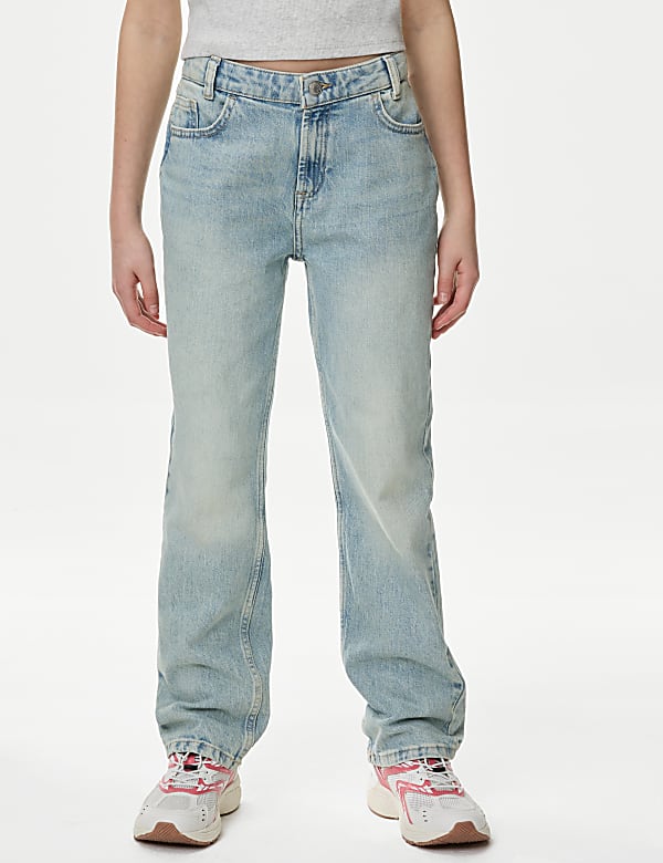 Straight Leg Denim Jeans (6-16 Yrs) - VN