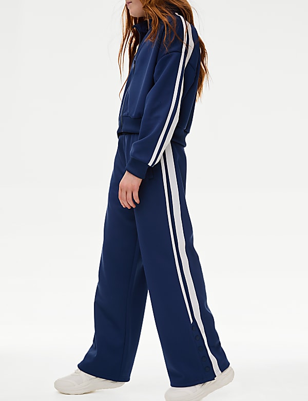 Cotton Rich Side Stripe Joggers (6-16 Yrs) - CH