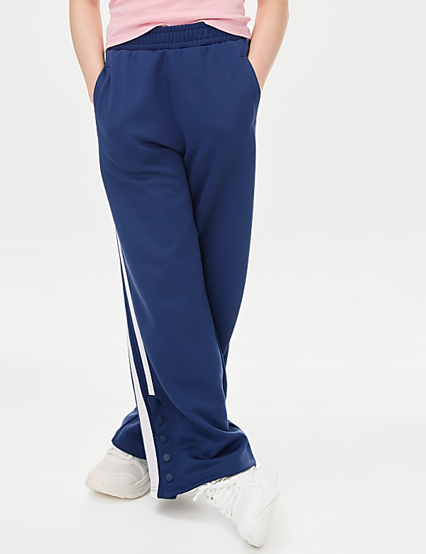 Cotton Rich Side Stripe Joggers (6-16 Yrs) - CH