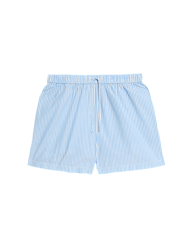 Pure Cotton Striped Shorts (6-16 Yrs)
