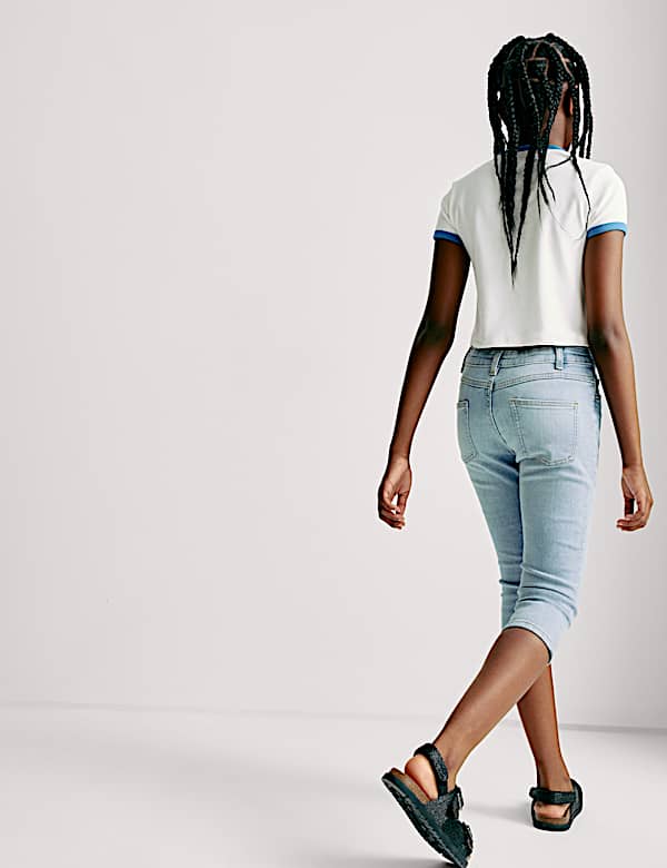 Skinny Capri Denim Jeans (6-16 Yrs) - JP