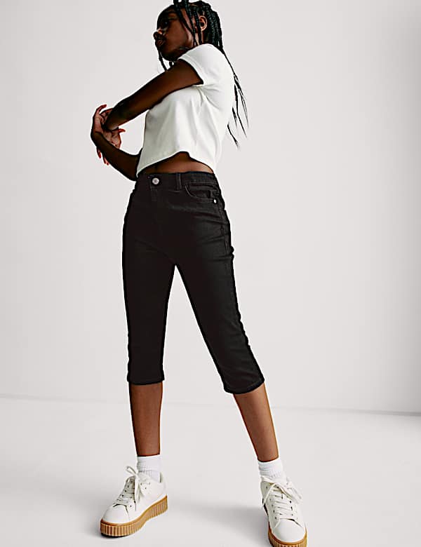 Skinny Capri Denim Jeans (6-16 Yrs) - VN