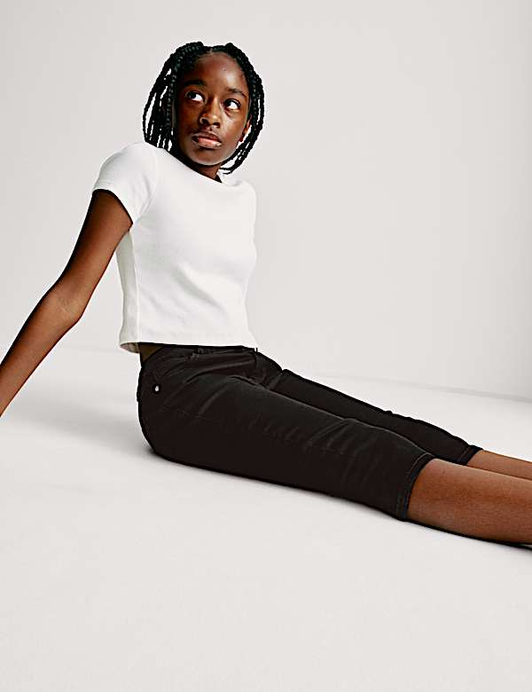 Skinny Capri Denim Jeans (6-16 Yrs) - VN