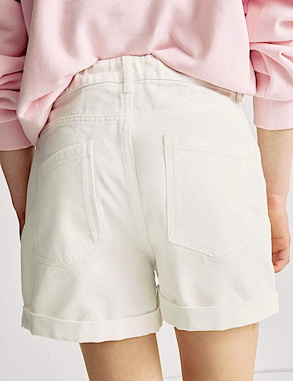 Short Mom en jean 100 % coton (du 6 au 16 ans) - BE