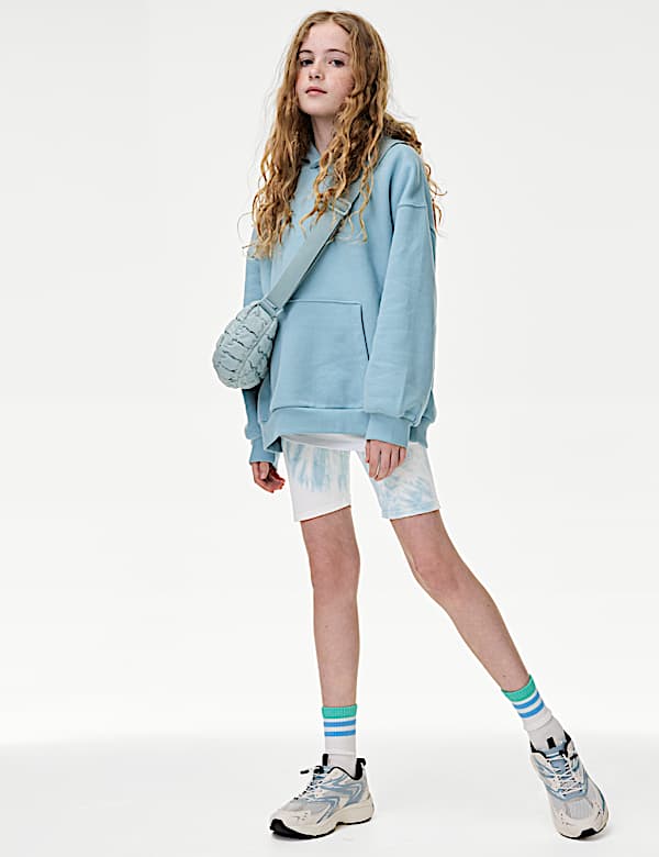 Short cycliste en coton ombr&eacute; (du 2&nbsp;au 16&nbsp;ans) - FR