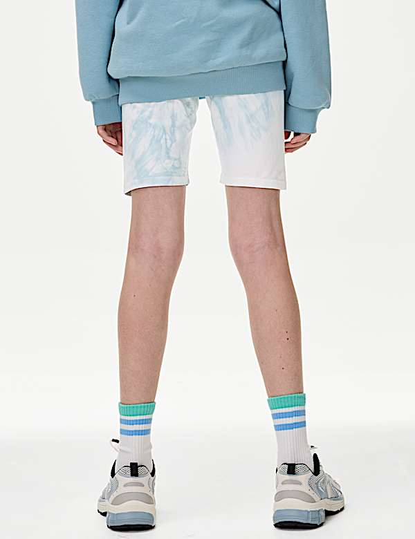 Short cycliste en coton ombr&eacute; (du 2&nbsp;au 16&nbsp;ans) - FR