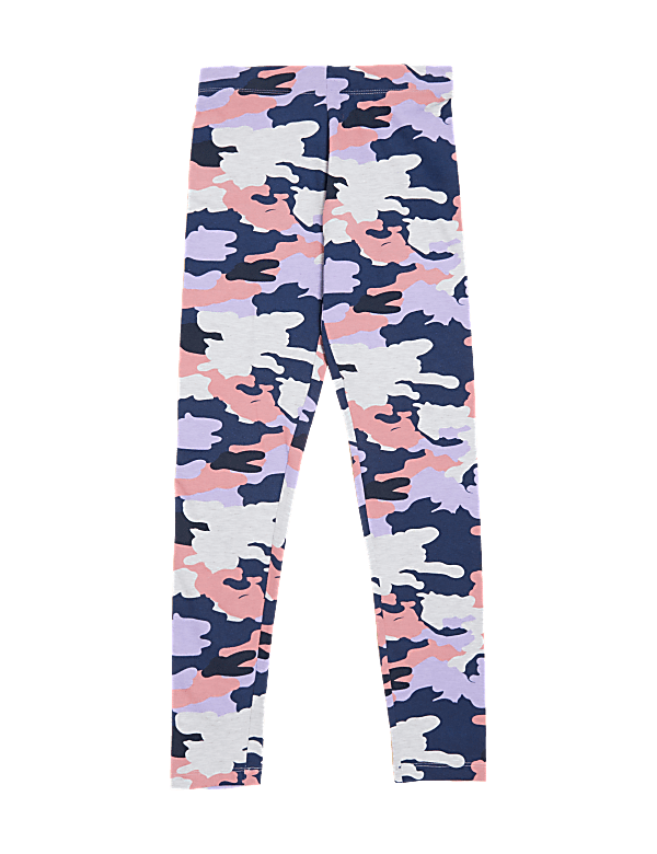 Cotton Rich Camouflage Leggings (6-16 Yrs)