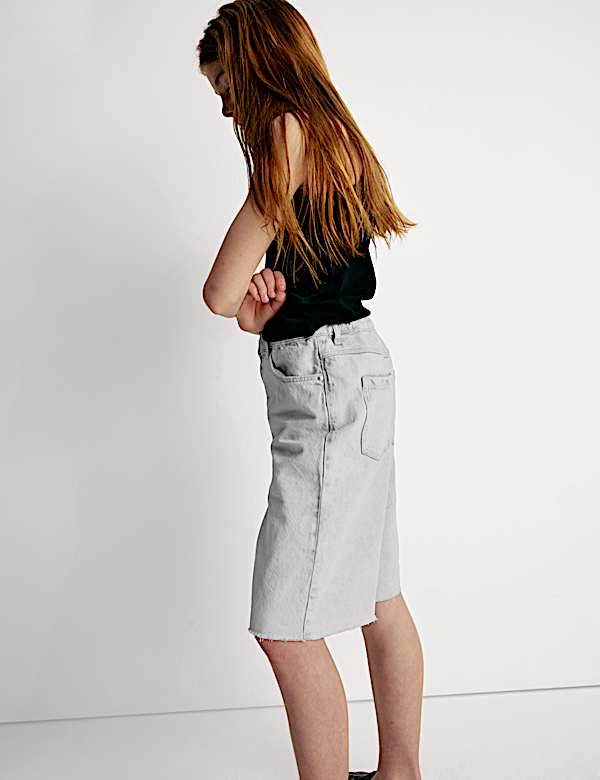 Denim Jorts (6-16 Yrs) - CZ