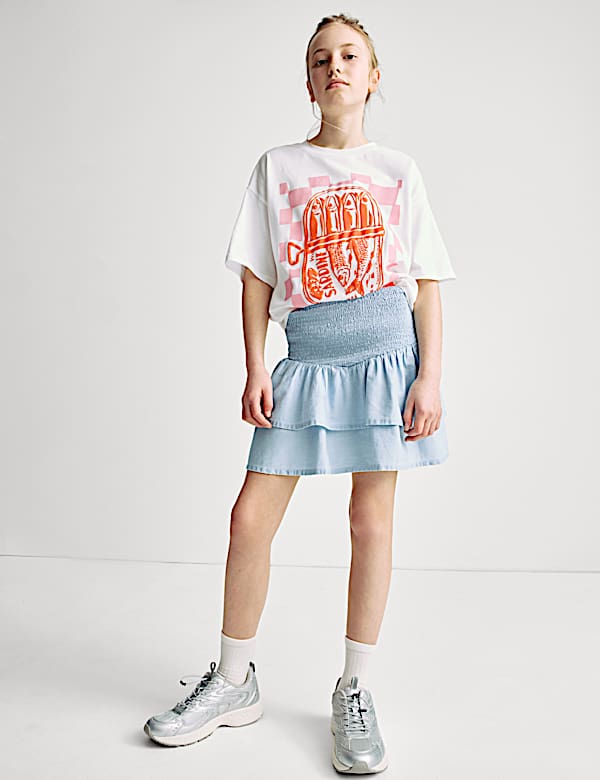 Pure Cotton Rara Skirt (2-16 Yrs) - CN