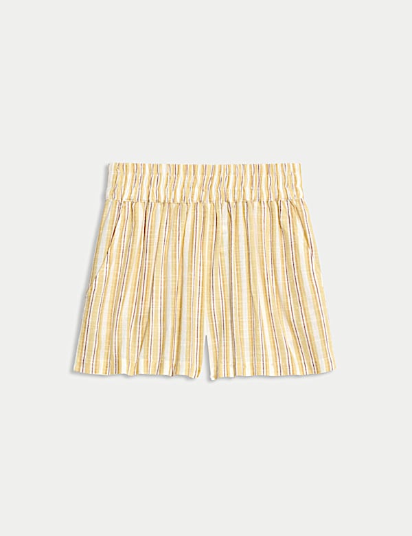 Pantal&oacute;n corto 100 % algod&oacute;n de rayas (6-16 a&ntilde;os) - ES