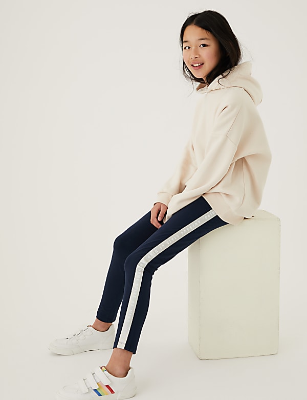 Holographic Slogan Leggings (6-16 Yrs)