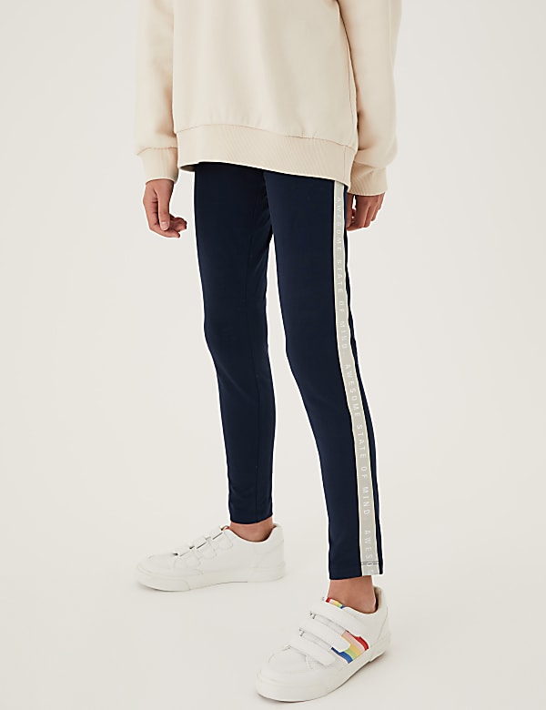 Holographic Slogan Leggings (6-16 Yrs)