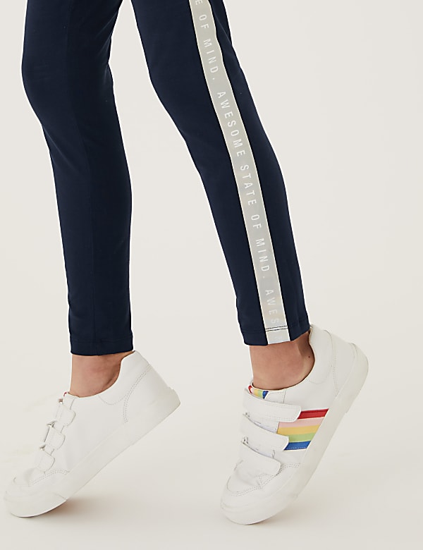 Holographic Slogan Leggings (6-16 Yrs)