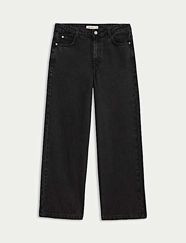Wide Leg Denim Jeans (6-16 Yrs) - PL