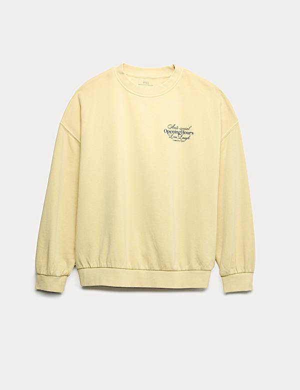 Cotton Rich Anti-Social Hours Sweatshirt (6-16 Yrs) - AT