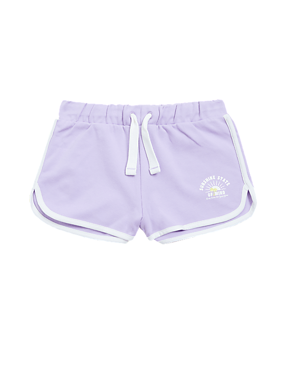 Pure Cotton Sunshine Slogan Shorts (6-16 Yrs)