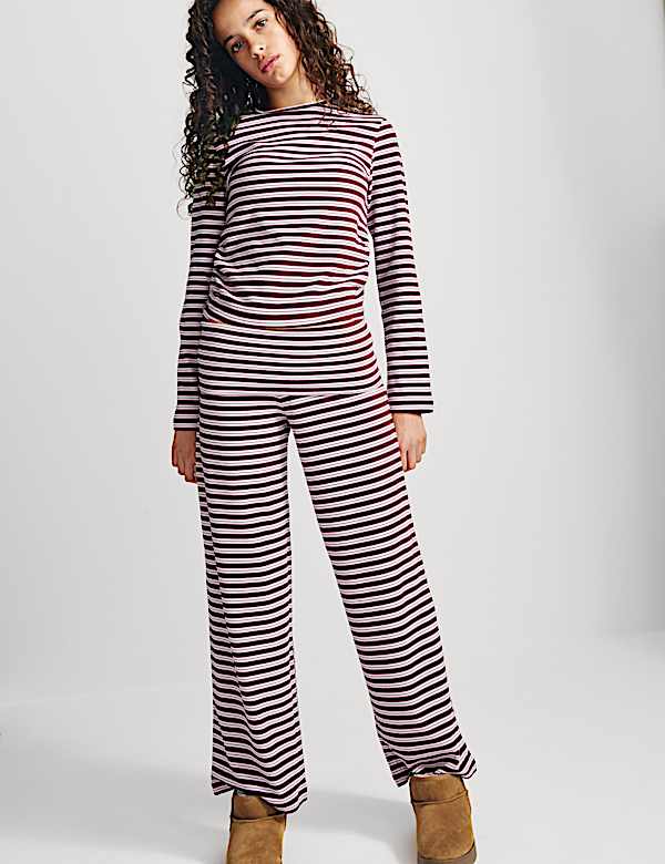 Cosy Foldover Wide Leg Trousers (6-16 Yrs) - KG