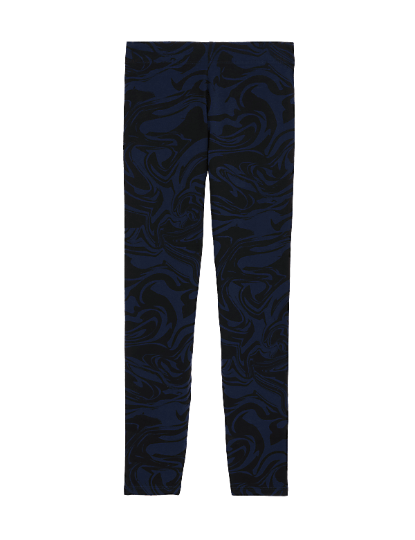 Cotton Rich Marble Print Leggings