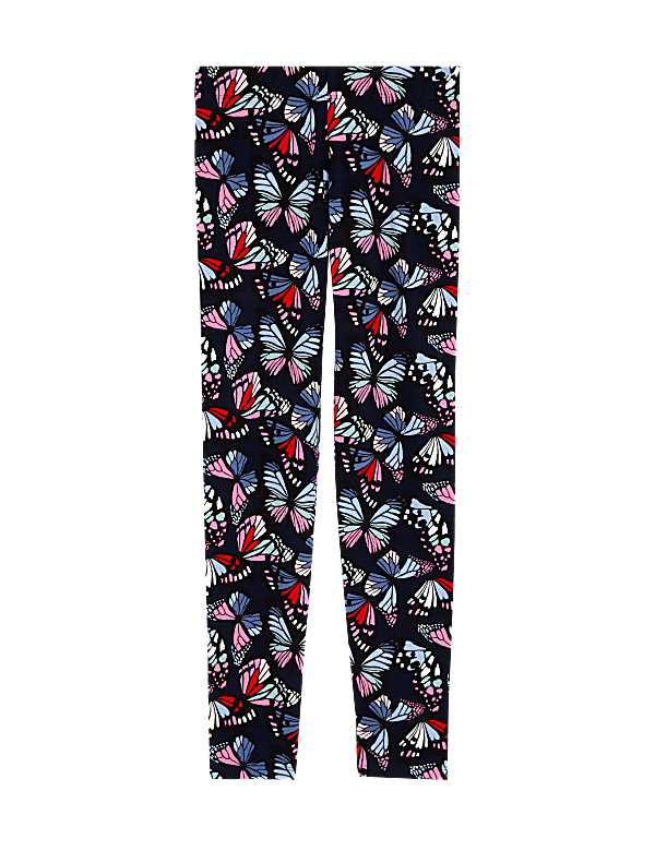 Skinny Cotton Rich Butterfly Leggings