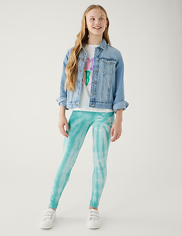 Cotton Rich Tie Dye Leggings