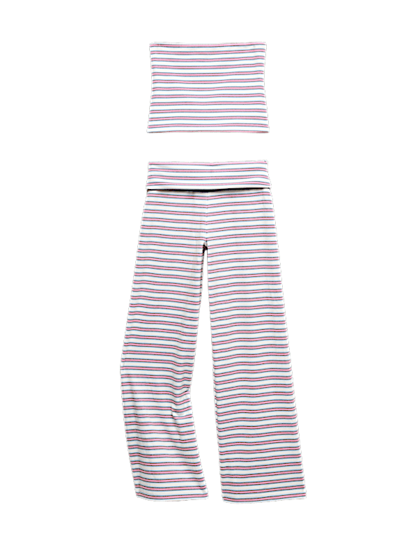 Striped Top & Bottom Outfit (6-16 Yrs)