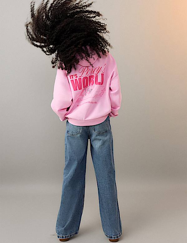 Cotton Rich Percy Pig&trade; Slogan Hoodie (6-16 Yrs) - MV