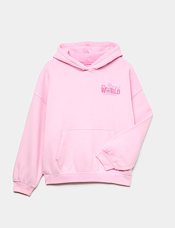 Cotton Rich Percy Pig&trade; Slogan Hoodie (6-16 Yrs) - MV