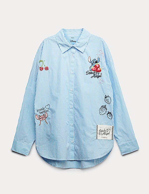 Pure Cotton Lilo & Stitch&trade; Beaded Shirt (6-16 Yrs)