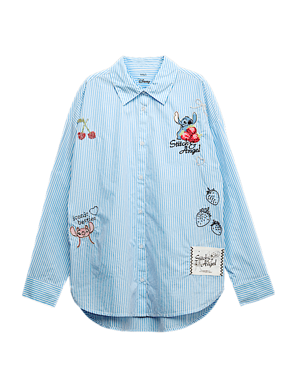 Pure Cotton Lilo & Stitch&trade; Beaded Shirt (6-16 Yrs)