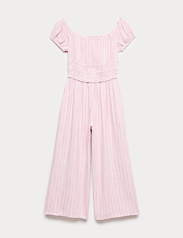 Checked Wide Leg Jumpsuit (6-16 Yrs)