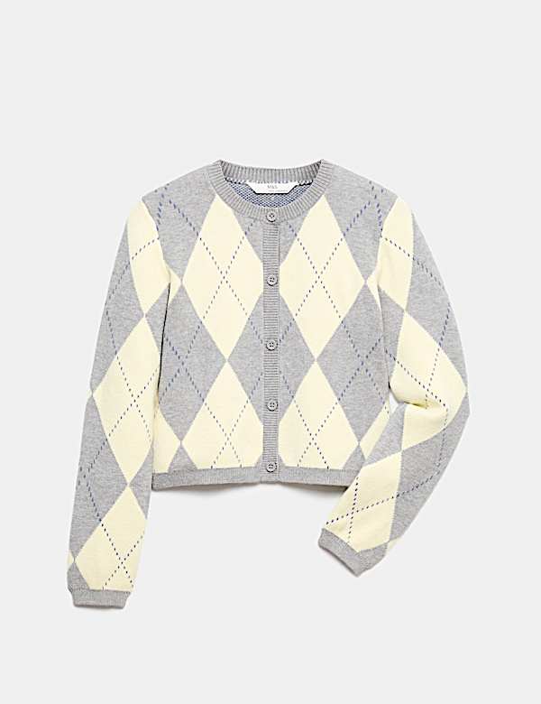 Argyle Cardigan (6-16 Yrs)