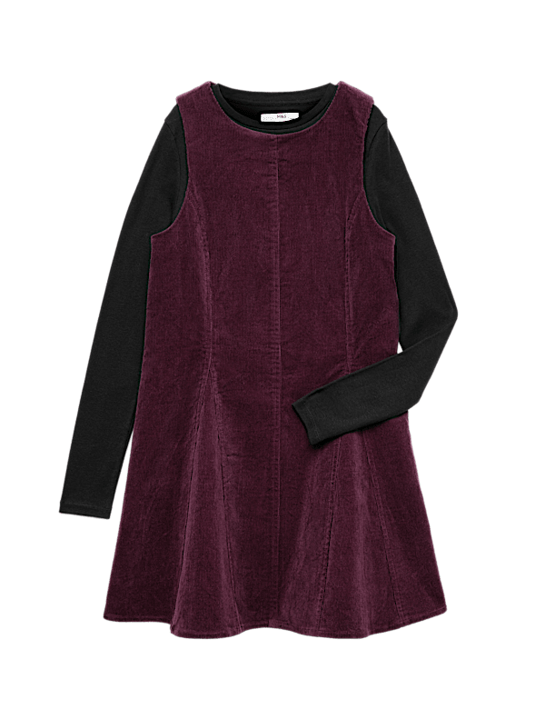 2 Piece Corduroy Dress & Top (6-16 Yrs)