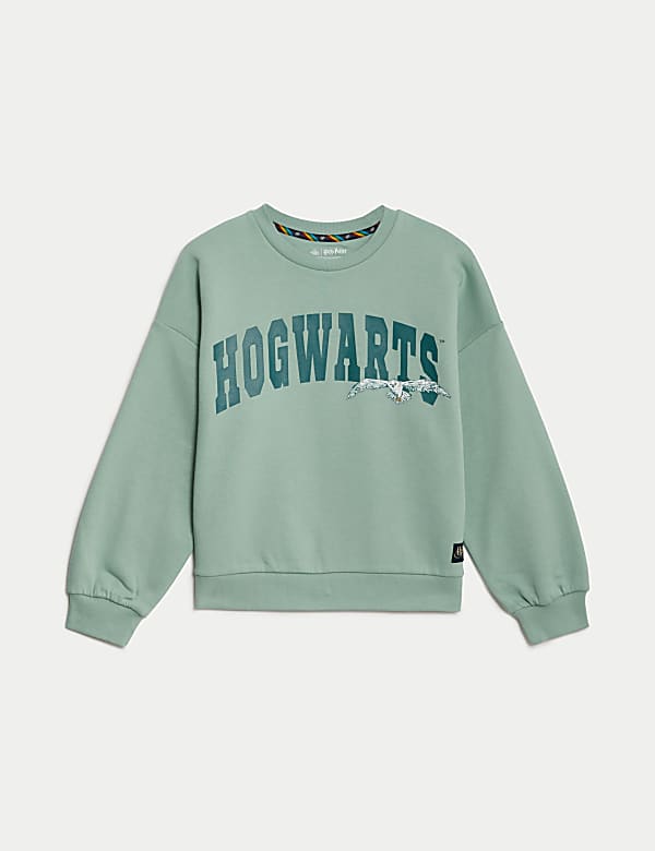 Katoenrijke Harry Potter™-sweater met Hogwarts™ (6-16 jaar) - NL