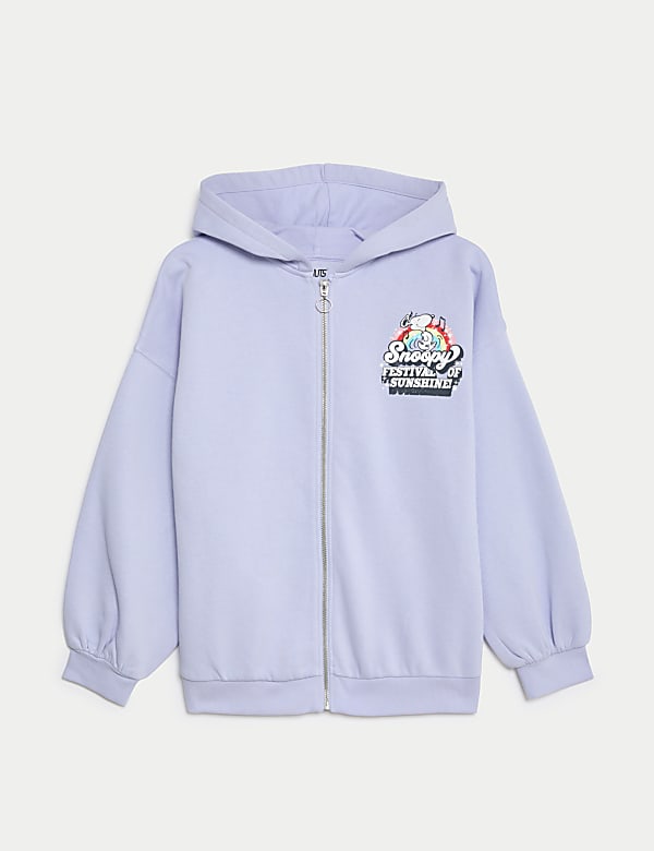 Cotton Rich Snoopy Zip Hoodie (6-16 Yrs) - IT