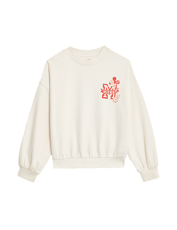 Cotton Rich Mickey Mouse™ Sweatshirt (6-16 Yrs)