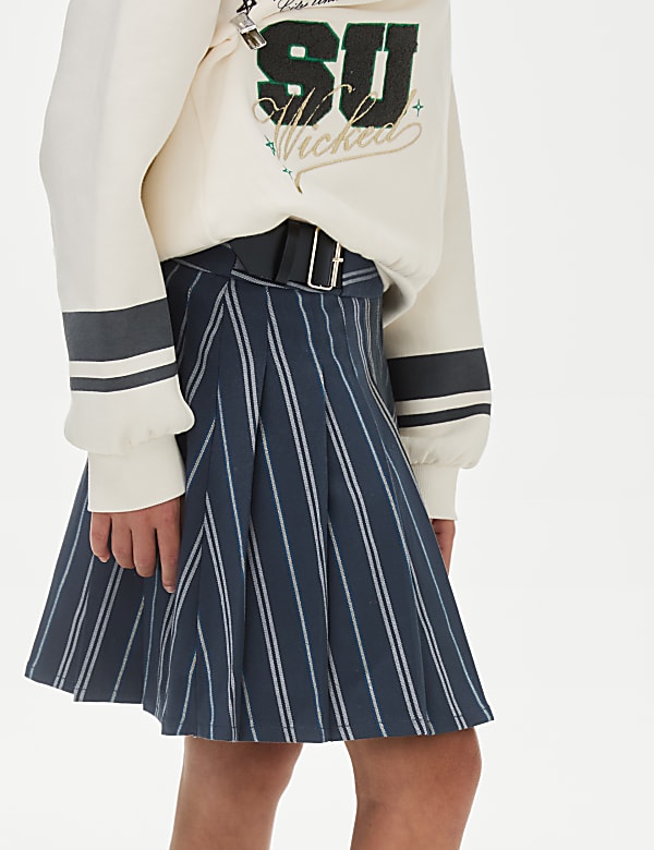 Wicked&trade; Pinstripe Pleated Skirt (6-16 Yrs) - NL