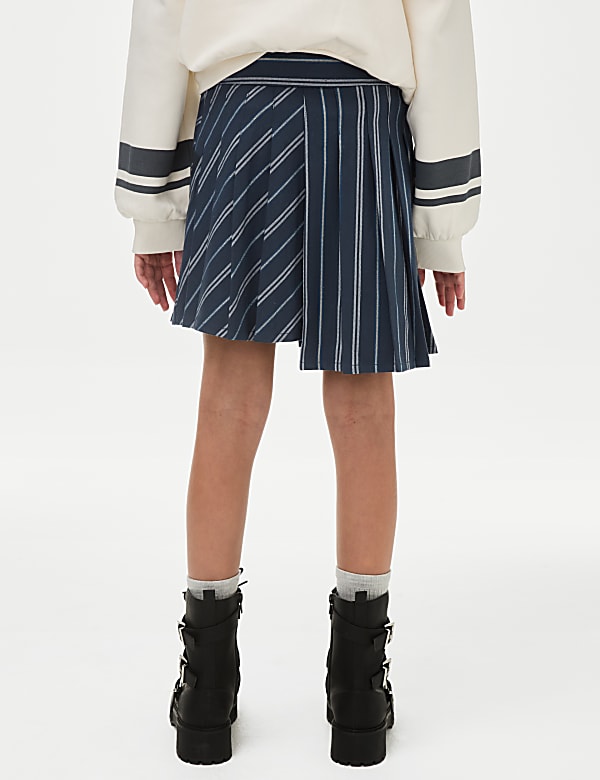 Wicked&trade; Pinstripe Pleated Skirt (6-16 Yrs) - NL