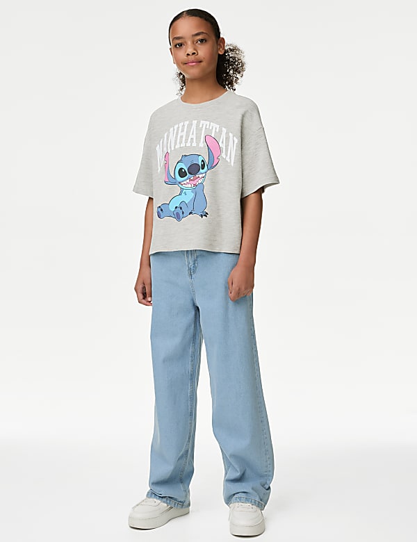 T-shirt en coton &agrave; motif Lilo & Stitch&trade; (du&nbsp;6 au 16&nbsp;ans) - BE