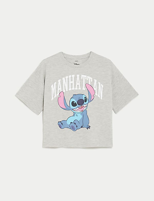 T-shirt en coton &agrave; motif Lilo & Stitch&trade; (du&nbsp;6 au 16&nbsp;ans) - BE