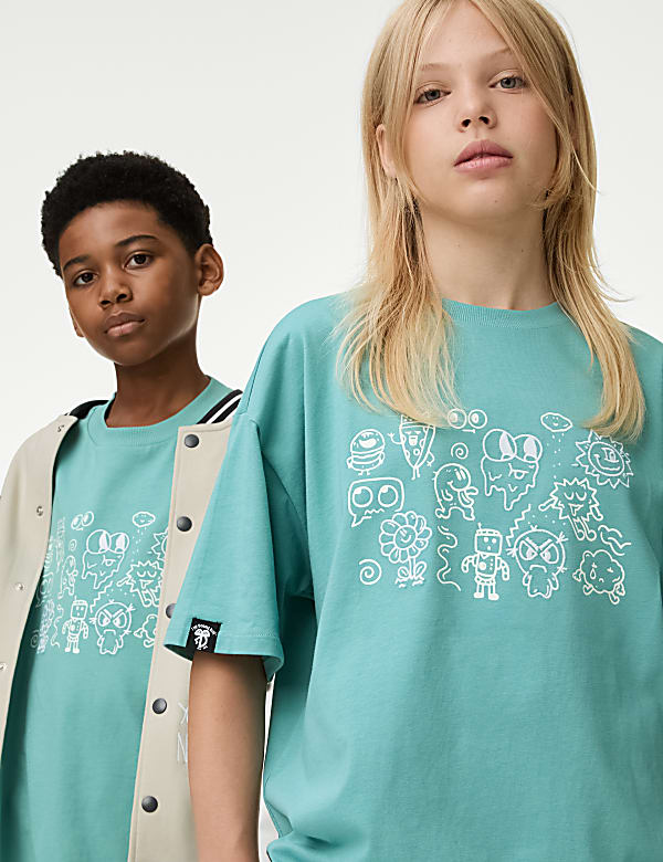 Pure Cotton Graphic T-Shirt (6-16 Yrs) - IT