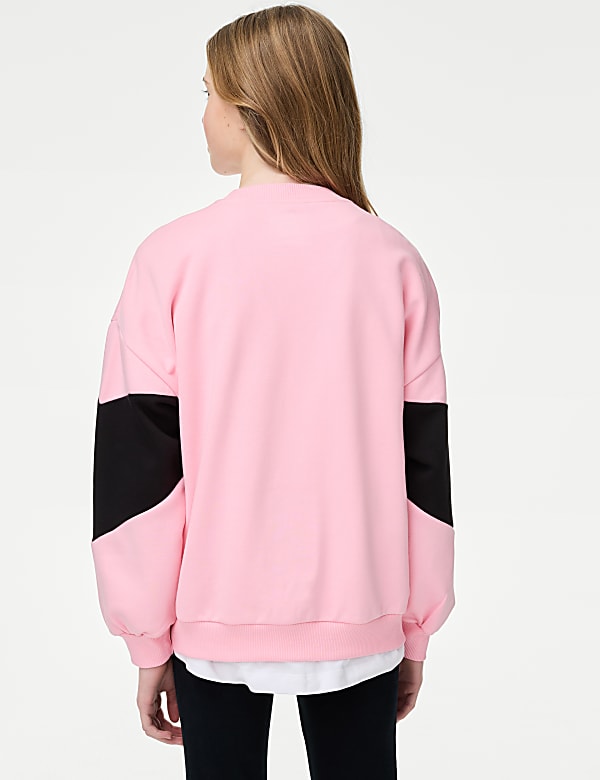 Sweatshirt aus reiner Baumwolle mit &bdquo;Inter Miami&ldquo;-Motiv (6&ndash;16 J.) - DE
