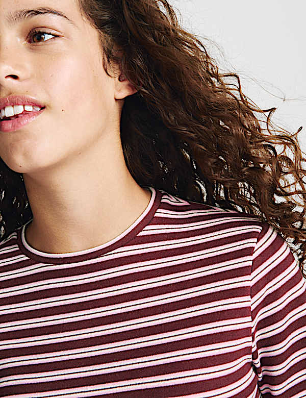 Cosy Striped Long Sleeve Top (6-16 Yrs) - CA