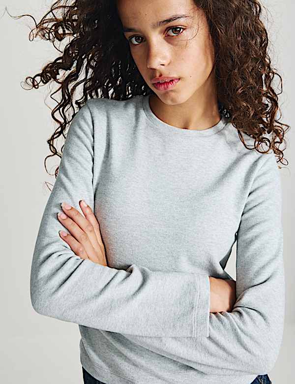 Cosy Striped Long Sleeve Top (6-16 Yrs) - PL