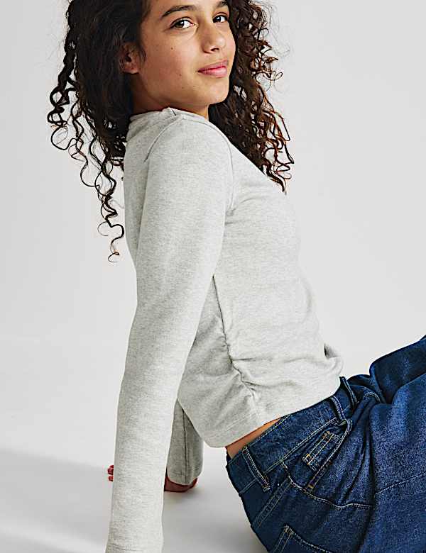 Cosy Striped Long Sleeve Top (6-16 Yrs) - PL