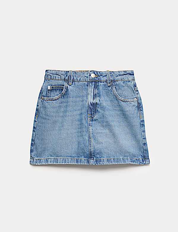 Denim Mini Skirt (6-16 Yrs)