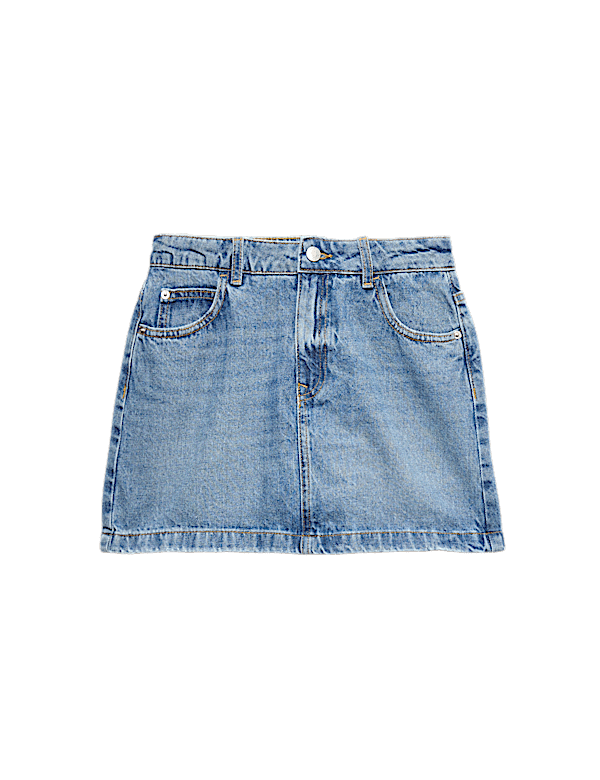 Denim Mini Skirt (6-16 Yrs)