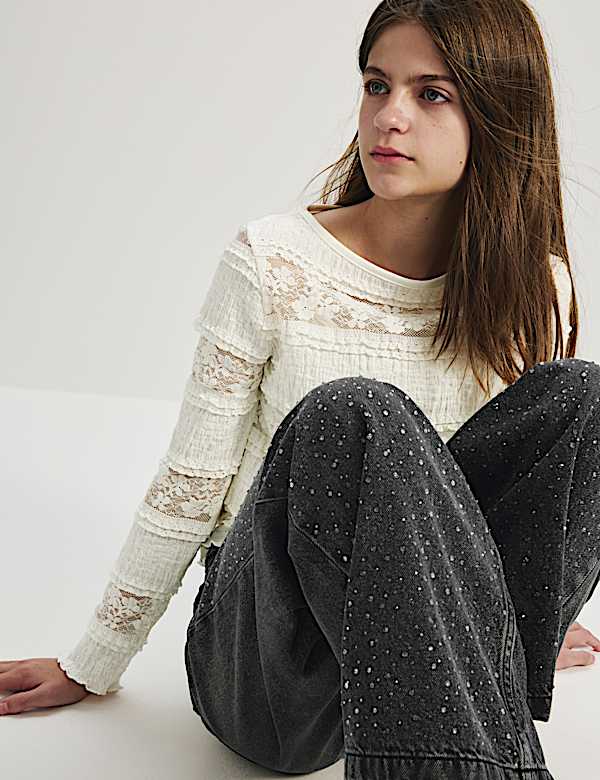 Lace Top (6-16 Yrs) - CN